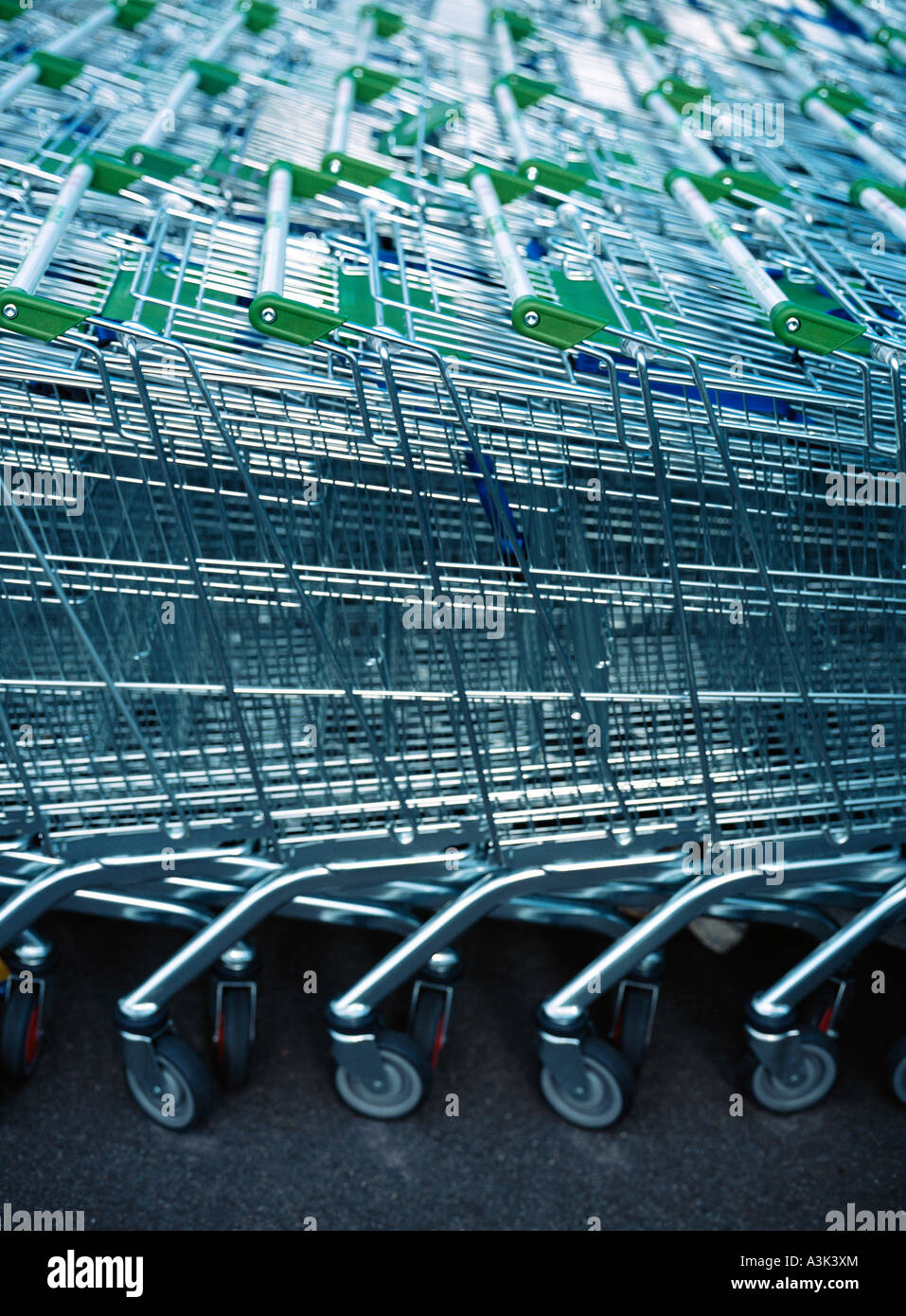 Grocery Carts Stock Photo Alamy