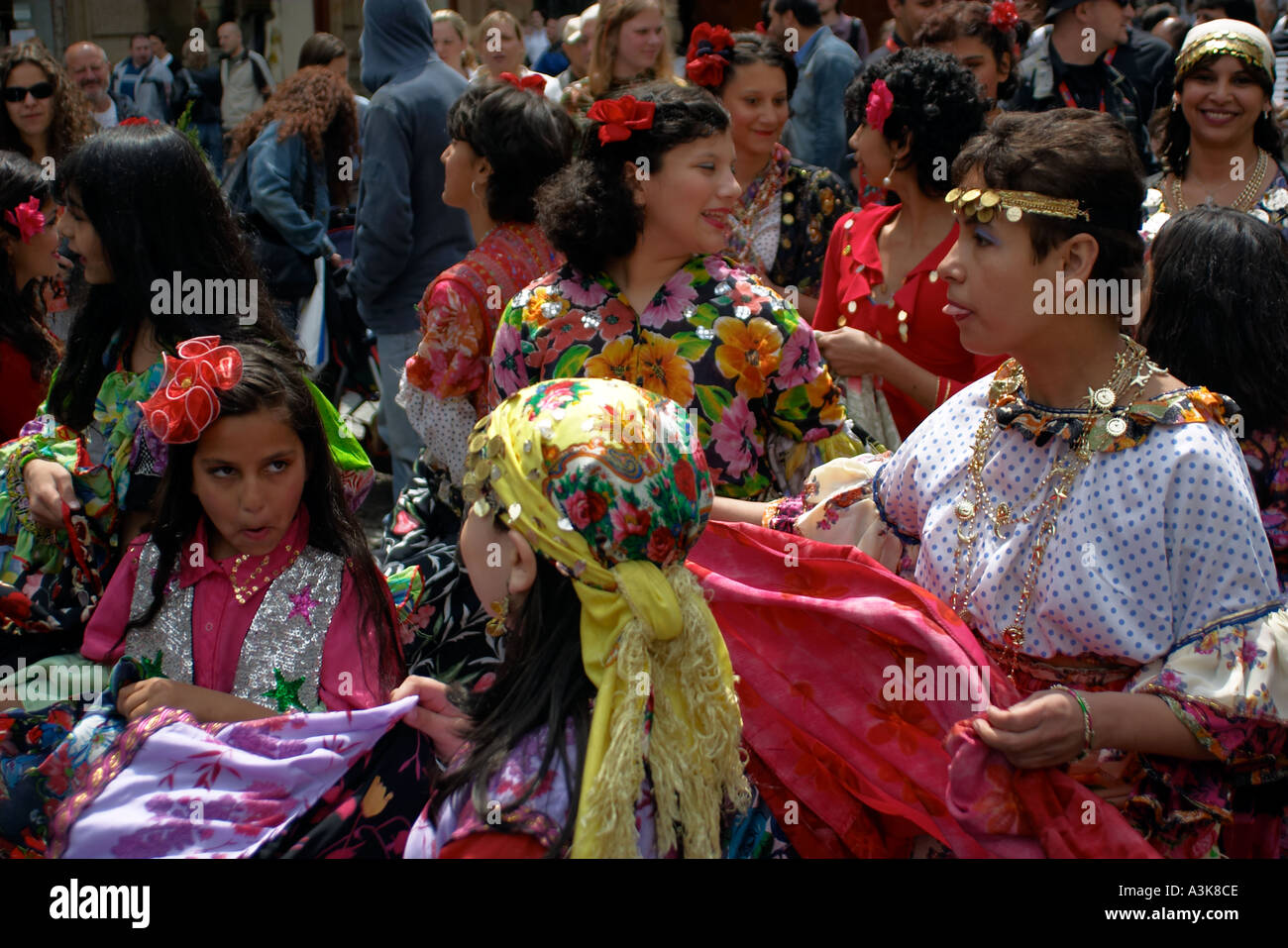 Roma Festival in Prague Czech Republic Stock Photo