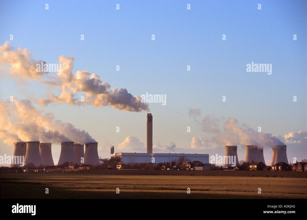 Drax Englands biggest coal fired power station at Drax near Selby North