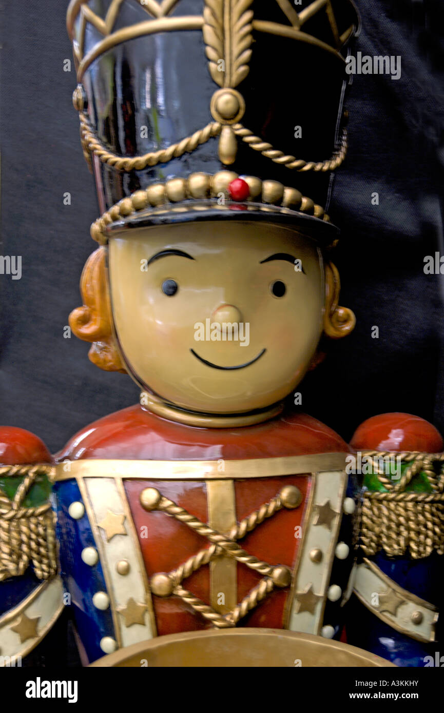 Toy drummer boy Stock Photo