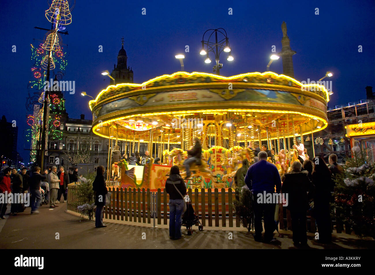 Christmas lights Square Central Glasgow Christmas 2006