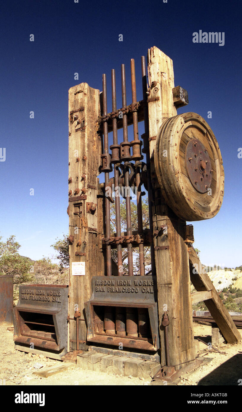 Gold Mining Hammer Mill Stock Photo Alamy