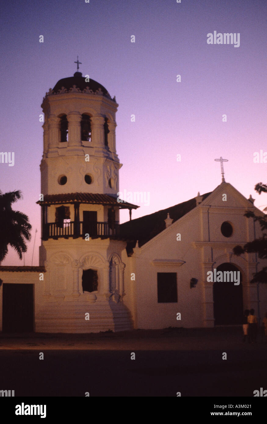 Moorish church in Mompos Colombia Stock Photo