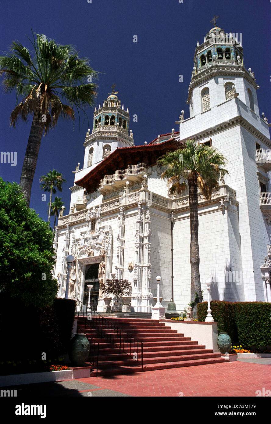 Hearst Castle Stock Photo