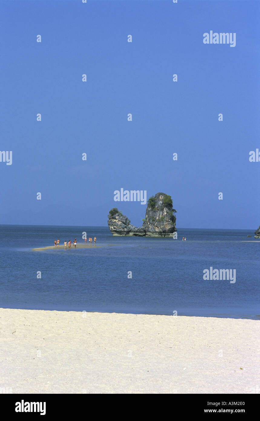 Island and beach Langkawi Island Malaysia Stock Photo