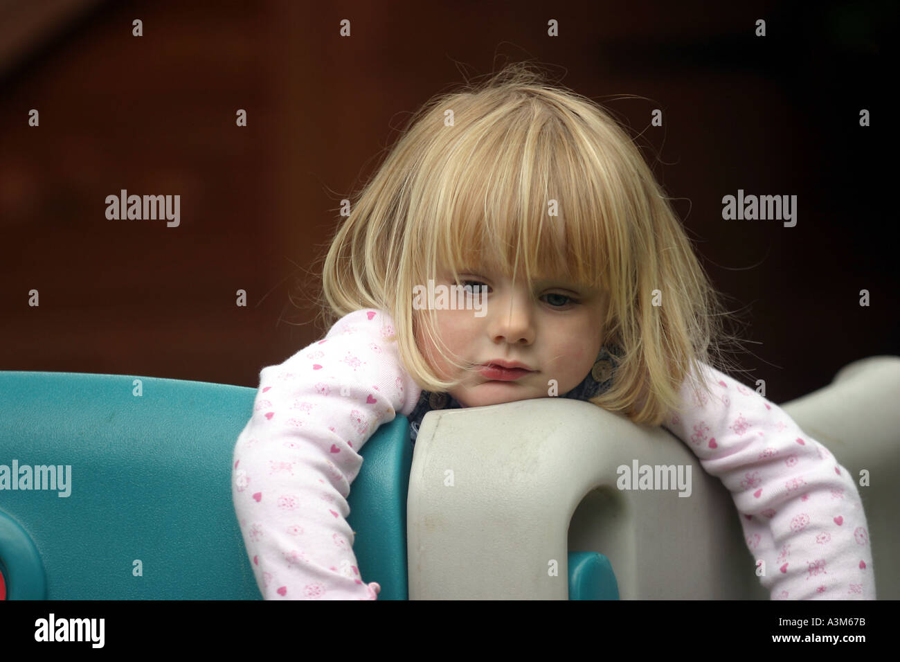 Eve aged three Stock Photo Alamy