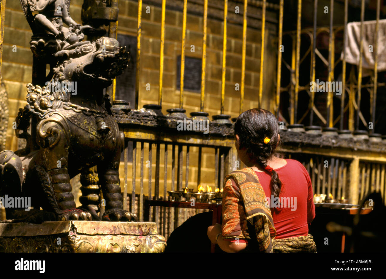 The Golden Temple, Patan, Nepal. Stock Photo