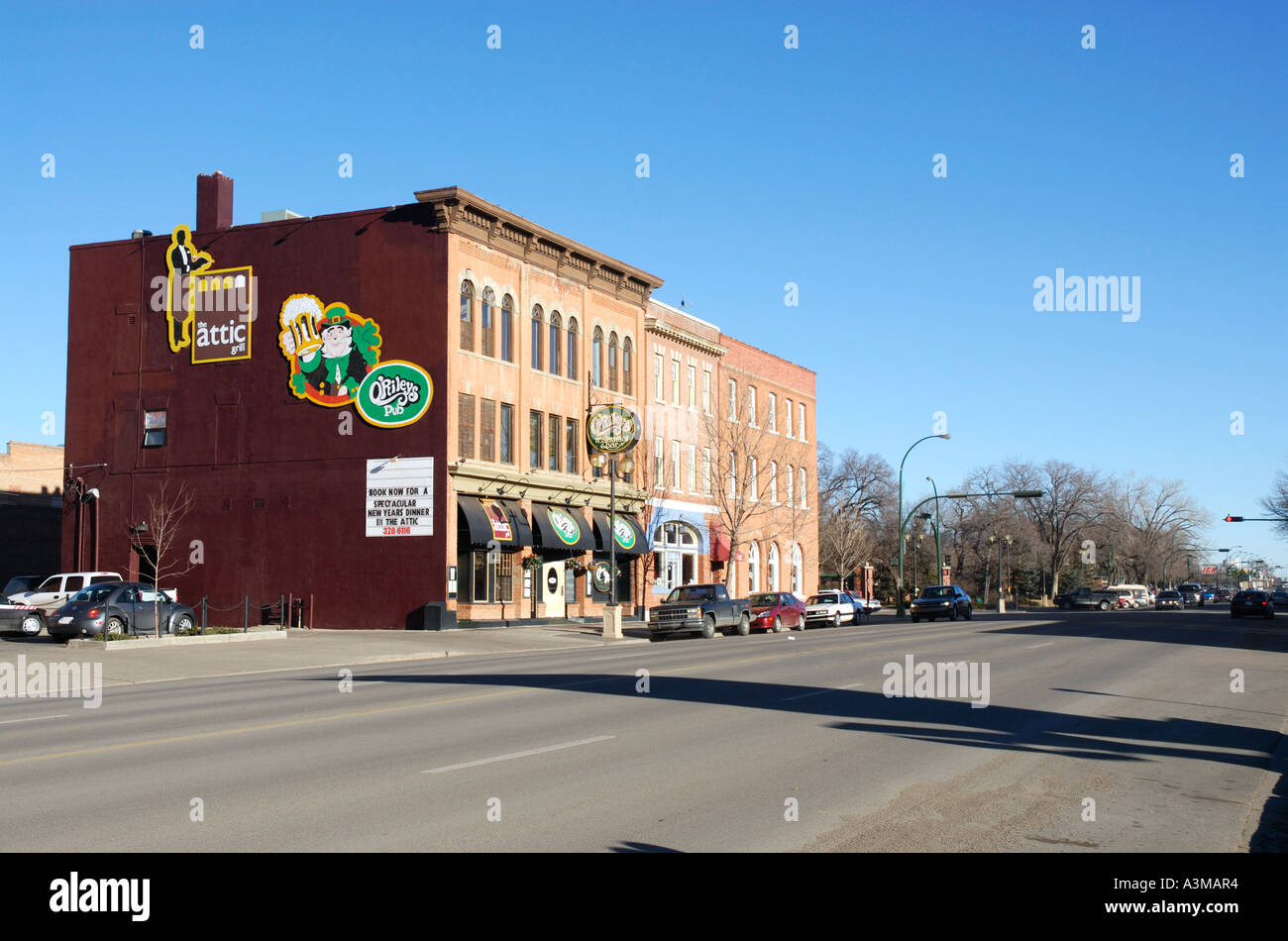 Downtown Lethbridge Alberta Stock Photo Alamy