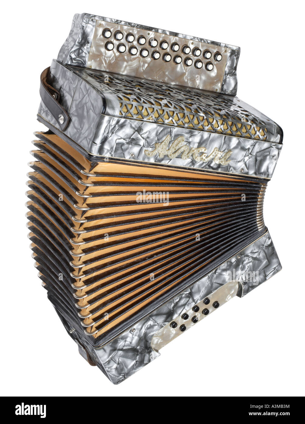 Accordion, musical instrument Stock Photo