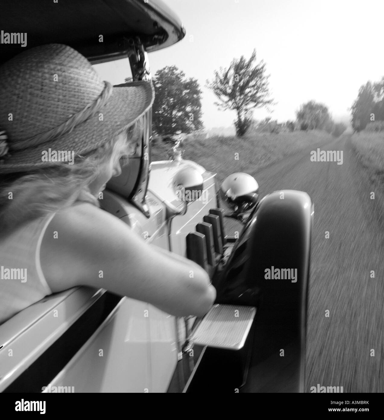 Woman in cozy warm Black and White Stock Photos & Images - Alamy