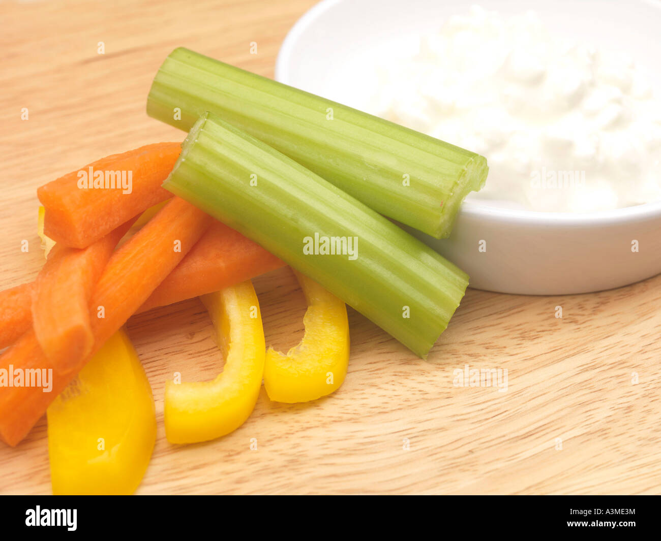 Vegetable Sticks With Cottage Cheese Stock Photo 10817671 Alamy