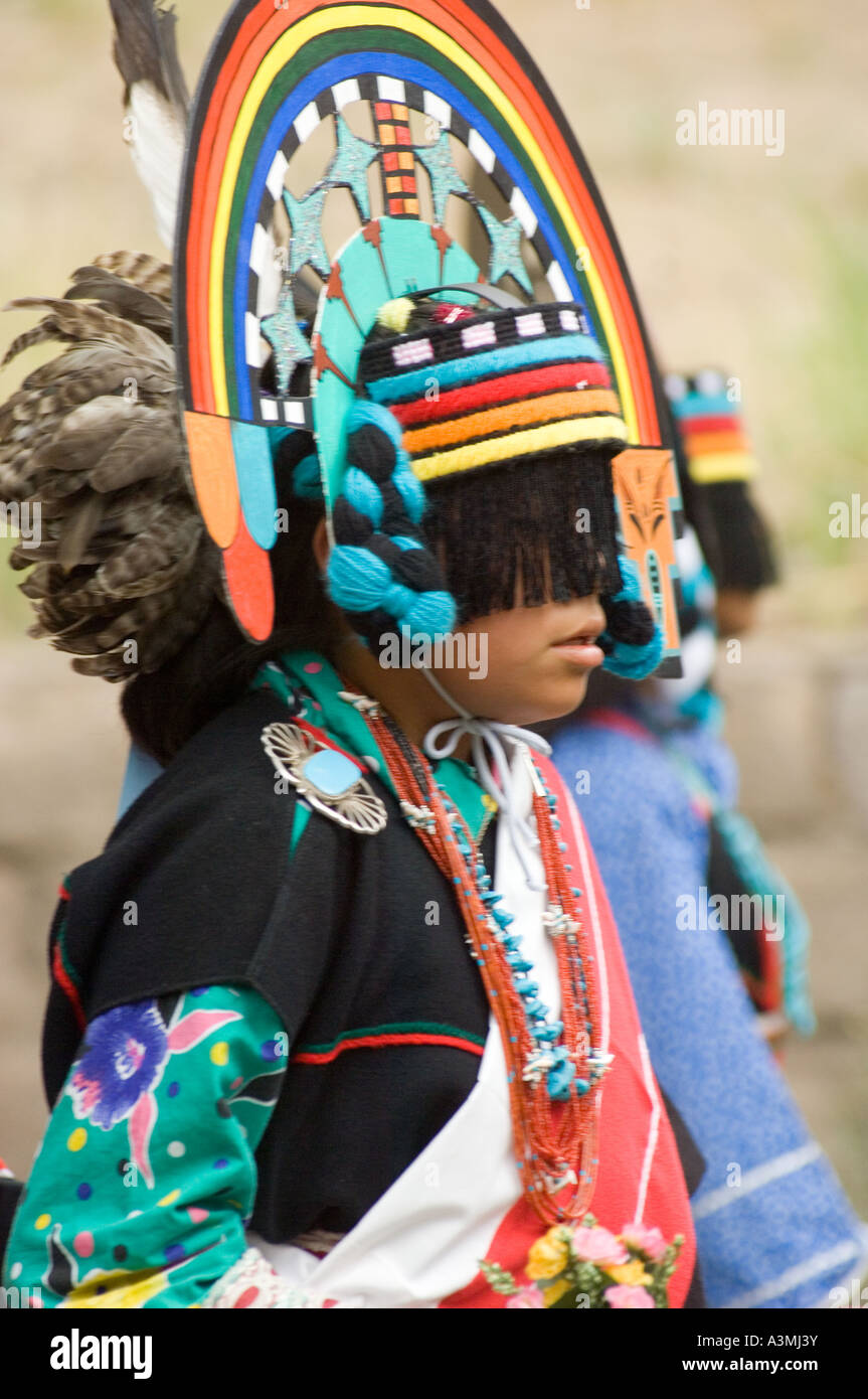 Zuni Pueblo Dancers preforming traditional dances at Bandelier National