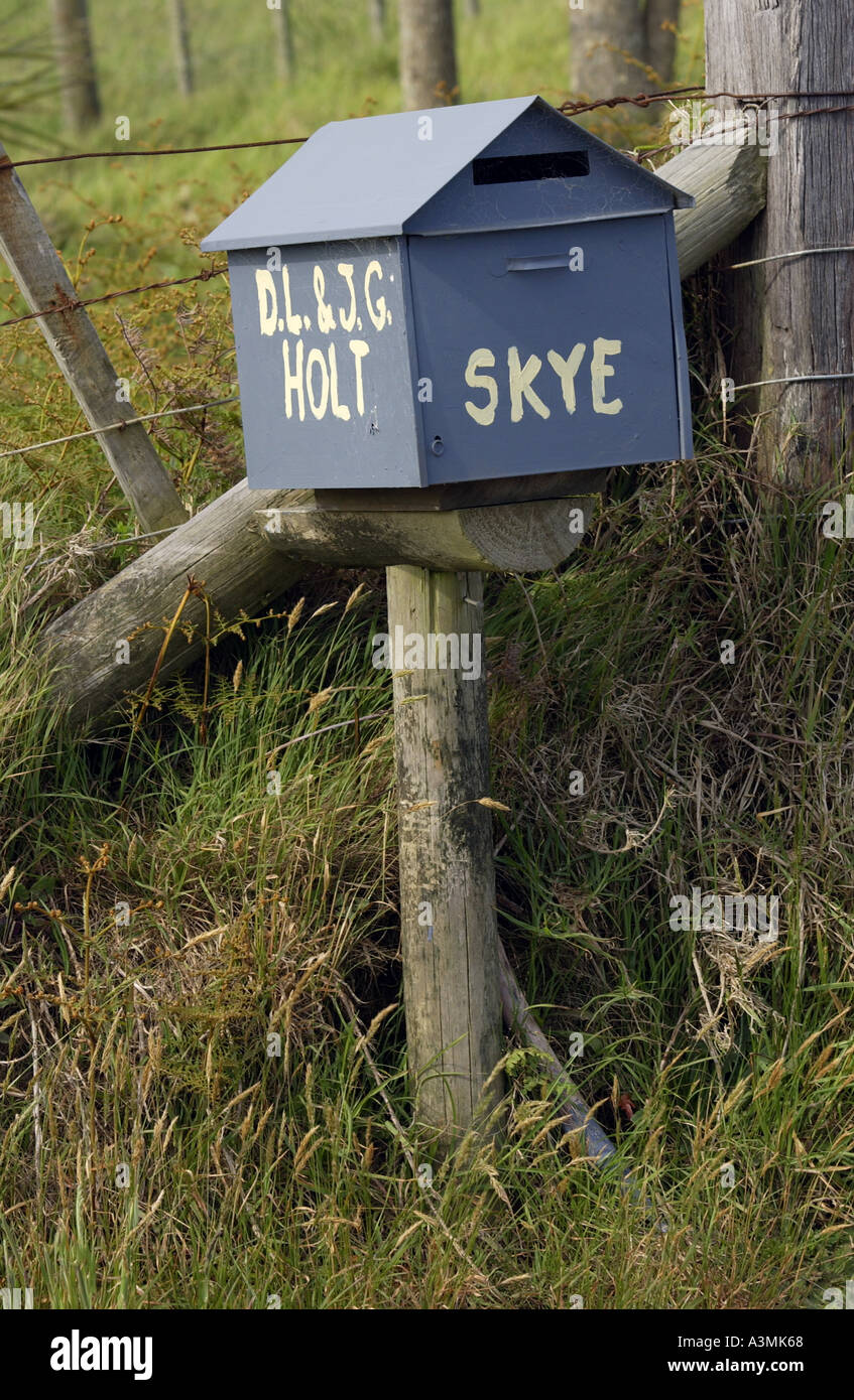 Mailbox North Island New Zealand Stock Photo Alamy