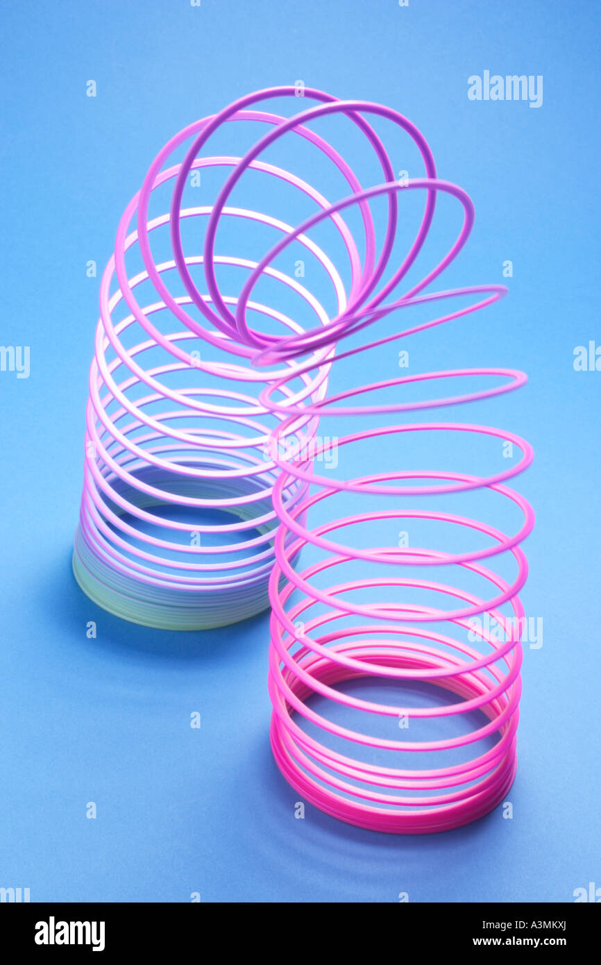 Coil Spring Toy Stock Photo