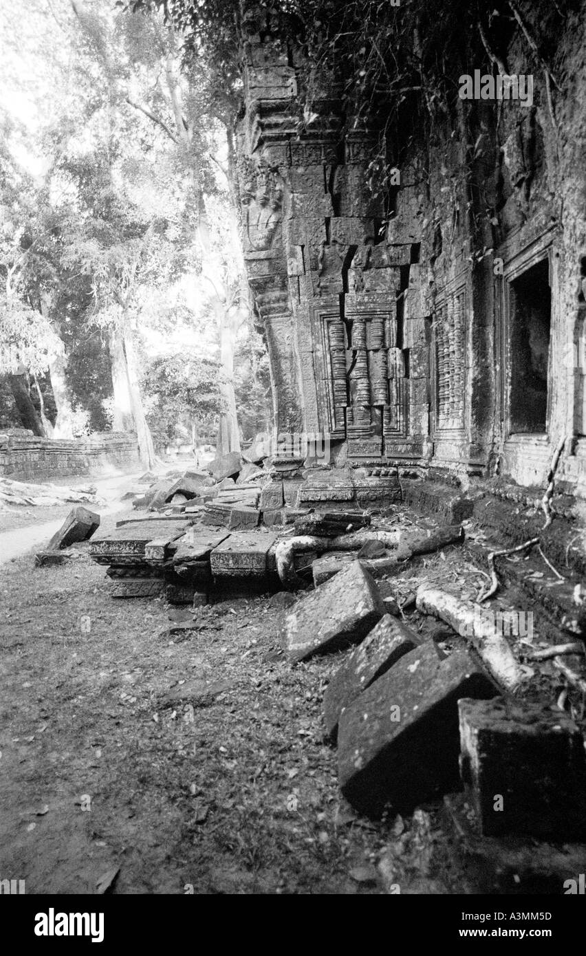 Temples at Nea Prahm Angkhor Wat Cambodia South East Asia Stock Photo