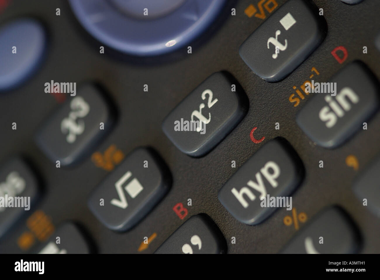 Calculator mathematics maths Stock Photo Alamy