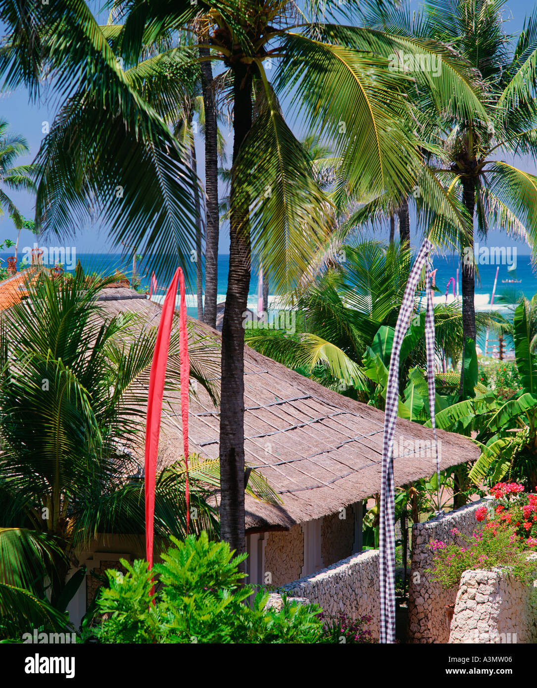 A beachside hut Nusa Dua Bali Indonesia Stock Photo - Alamy