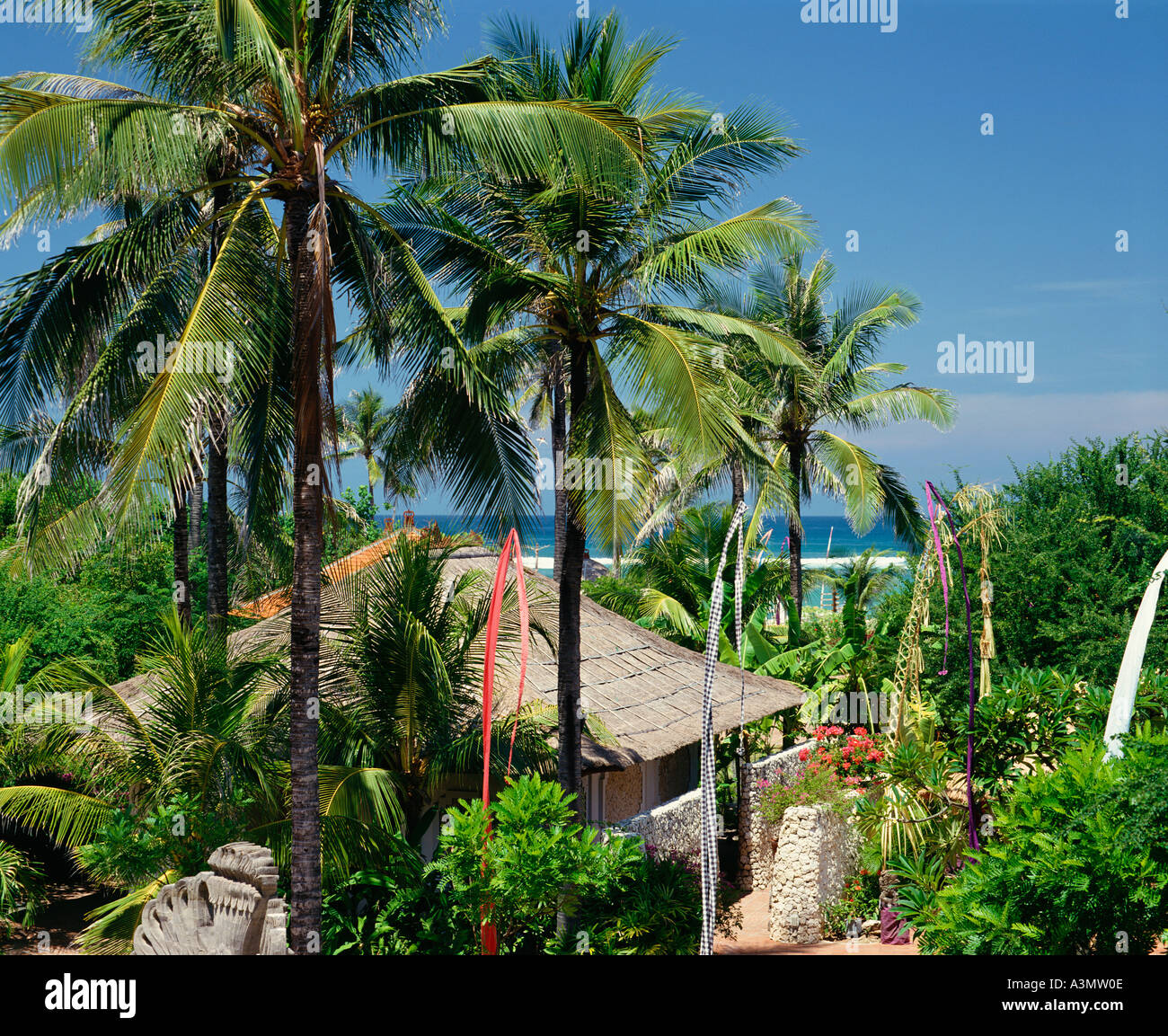 A beachside hut Nusa Dua Bali Indonesia Stock Photo - Alamy