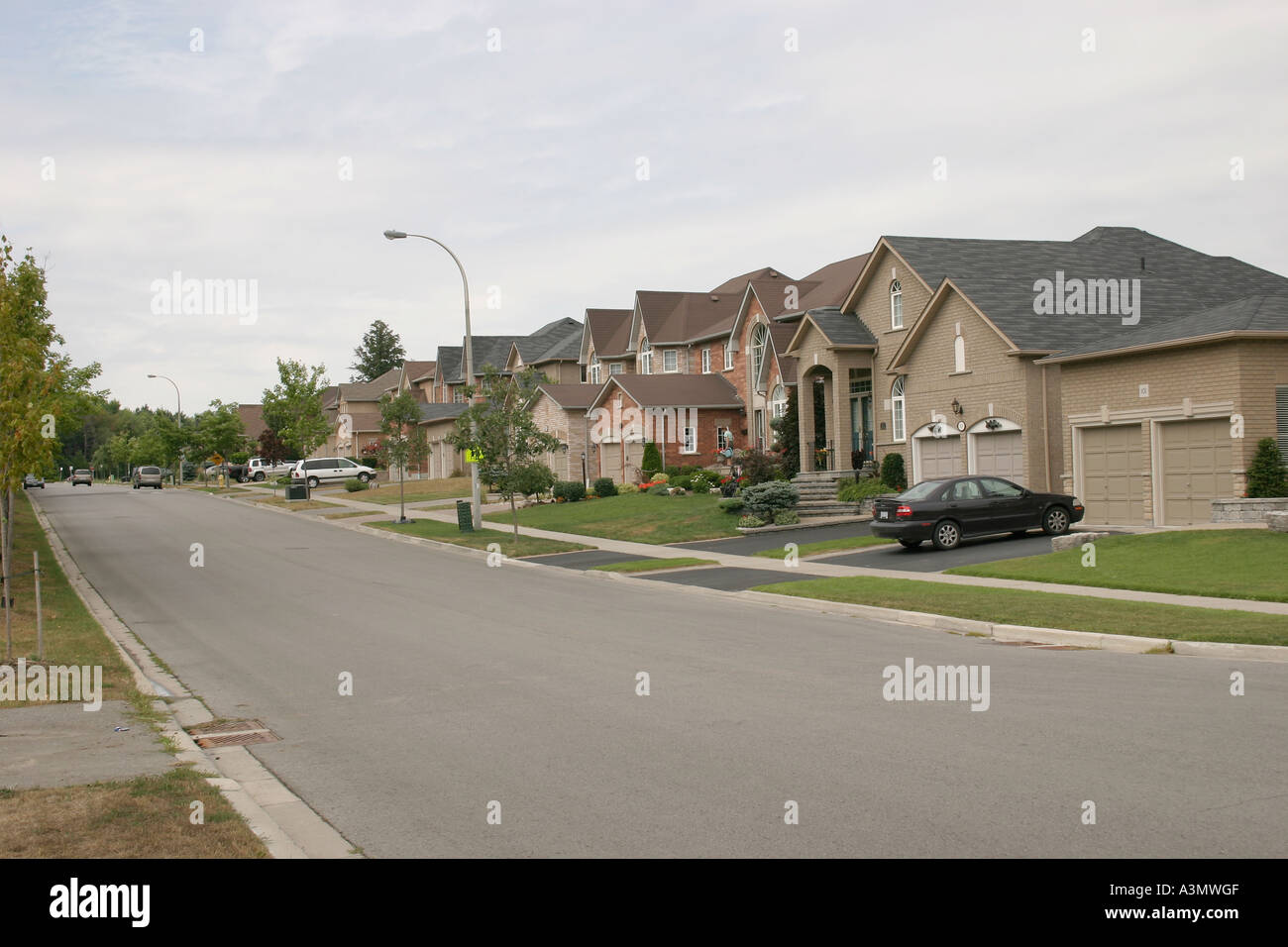 Residential houses in Whitby, Ontario Canada Stock Photo 6183630 Alamy
