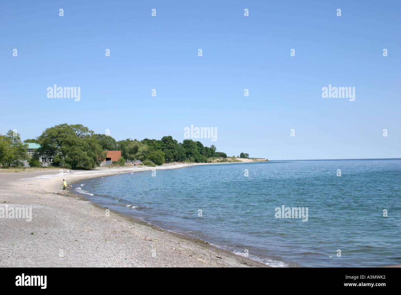 Beach of Whitby, Ontario Canada Stock Photo Alamy