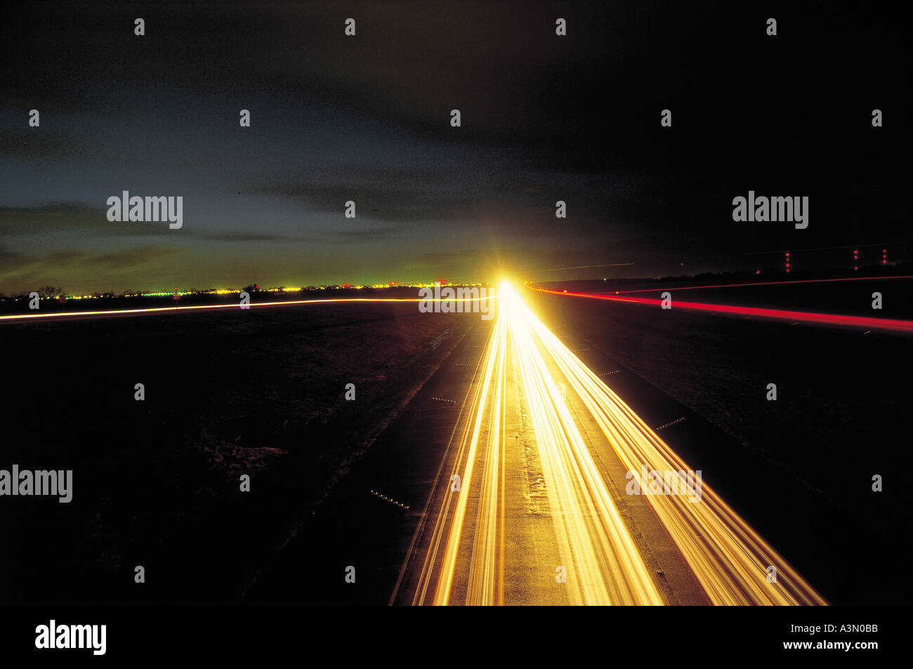 Timed exposure highway hi-res stock photography and images - Alamy