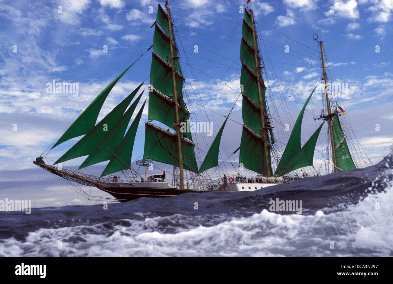 Tall Ships Race Falmouth 1998 Stock Photo