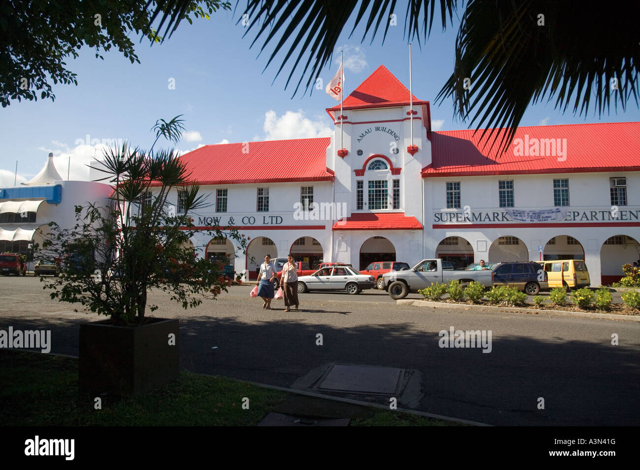 Amau Building Apia Upolu Western Samoa Stock Photo - Alamy