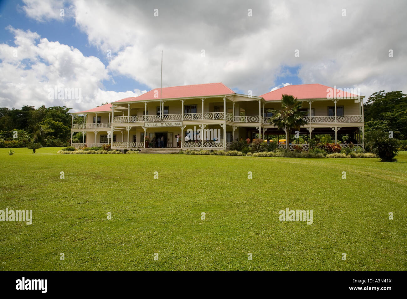 Robert Louis Stevenson S Home Vailima Apia Upolu Western Samoa Stock