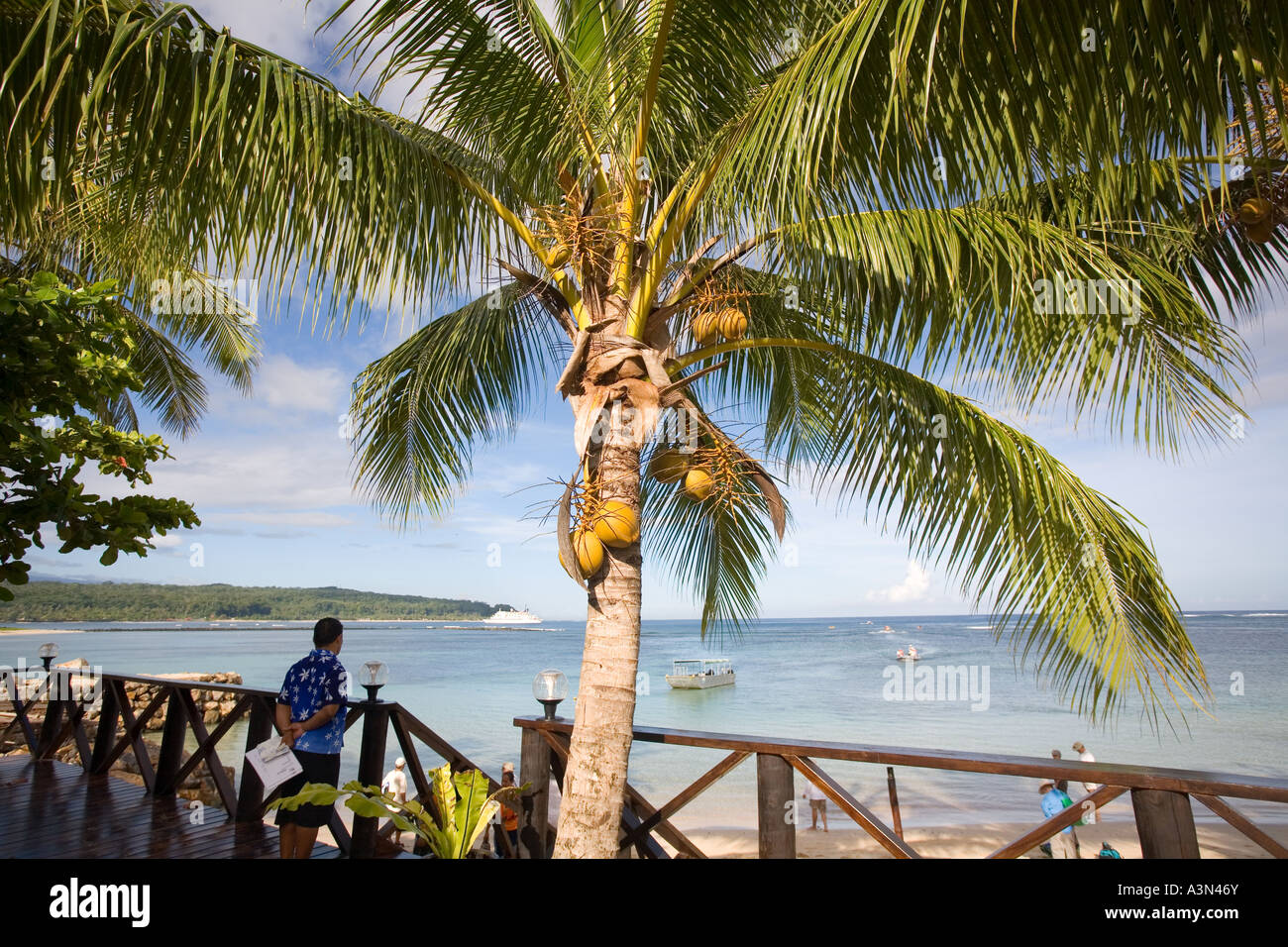 Le Lagoto Beach Resort Savaii Western Samoa Stock Photo Alamy
