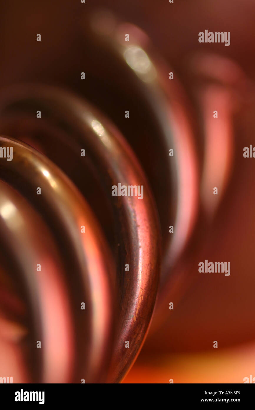 Line & Label - Jetty Spiral Hoops - Brass main image 0