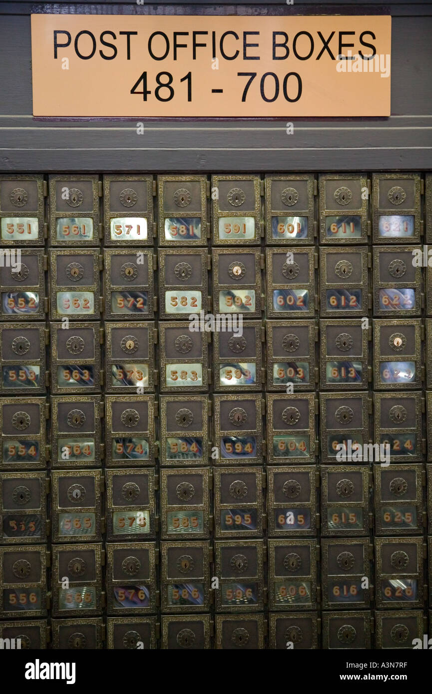 View Of Po Boxes At The James A Farley Post Office Building On 8th