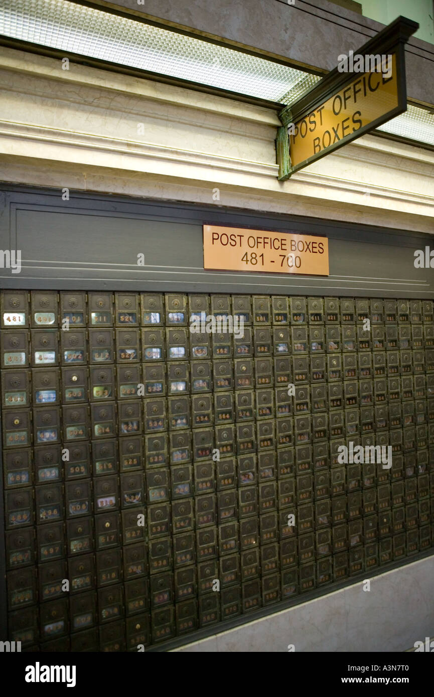 View Of Po Boxes At The James A Farley Post Office Building On 8th
