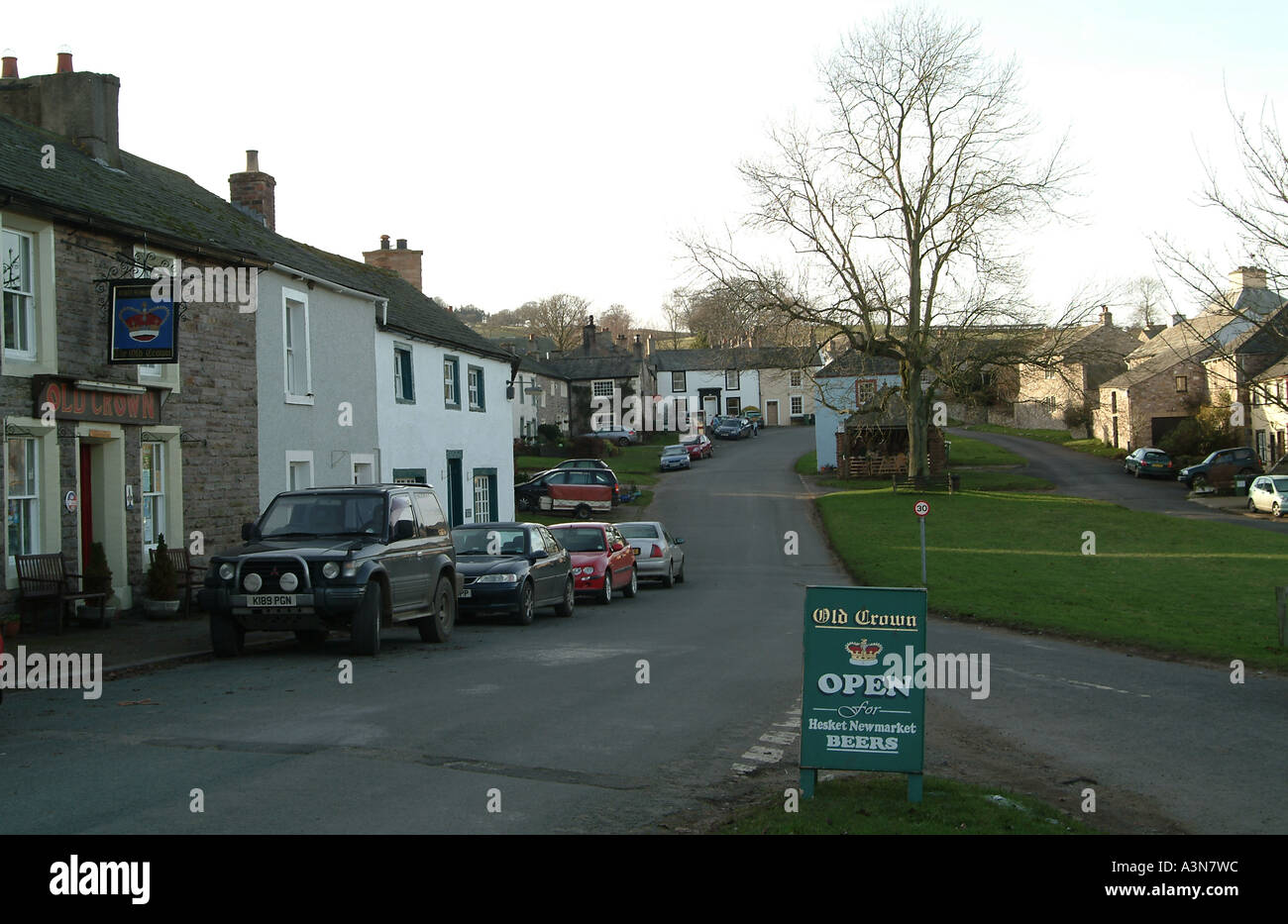 Old Crown public house, Hesket Newmarket, Cumbria Stock Photo Alamy