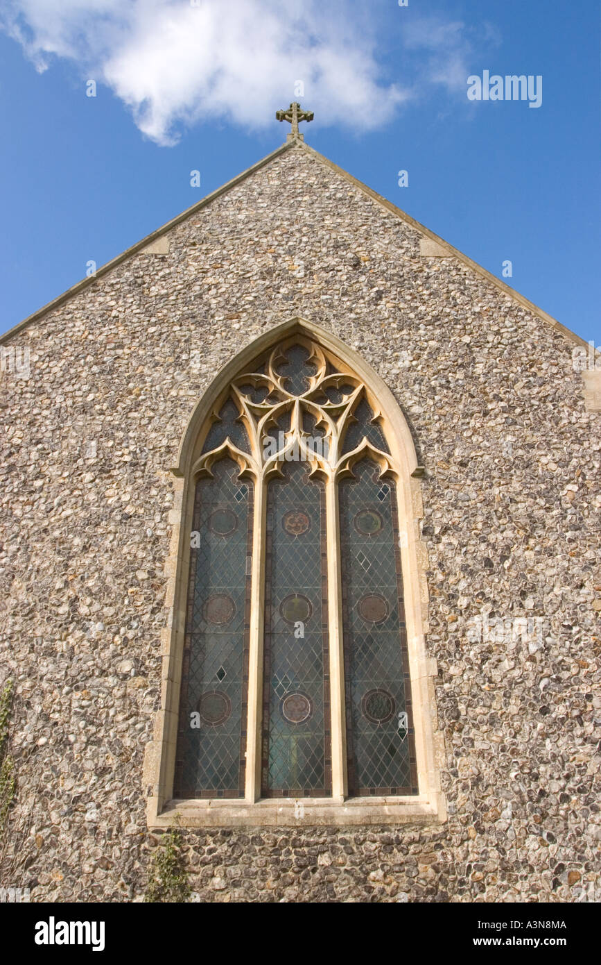 Stained Glass Window in a Church UK Stock Photo - Alamy