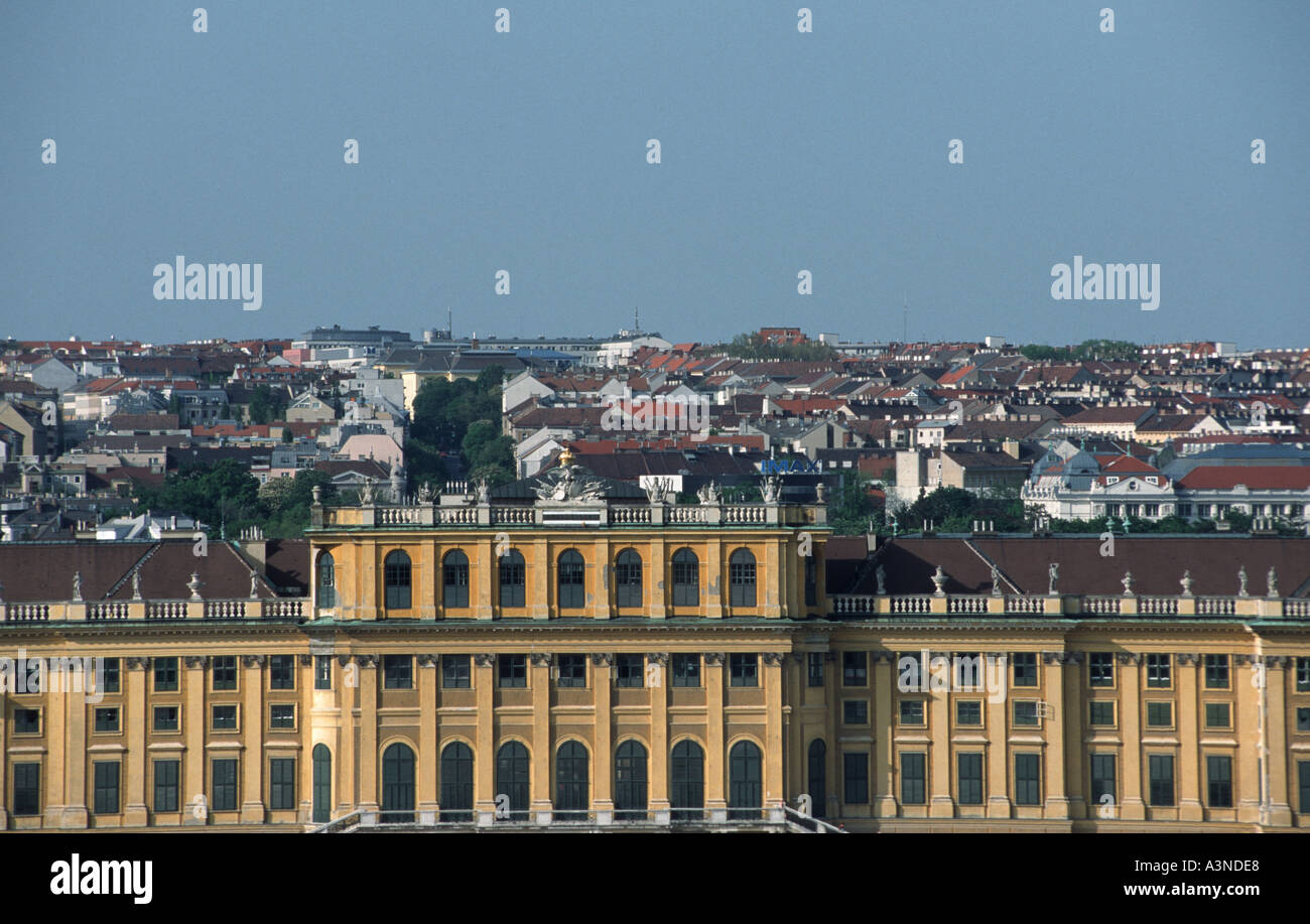 view of Schönbrunn Stock Photo