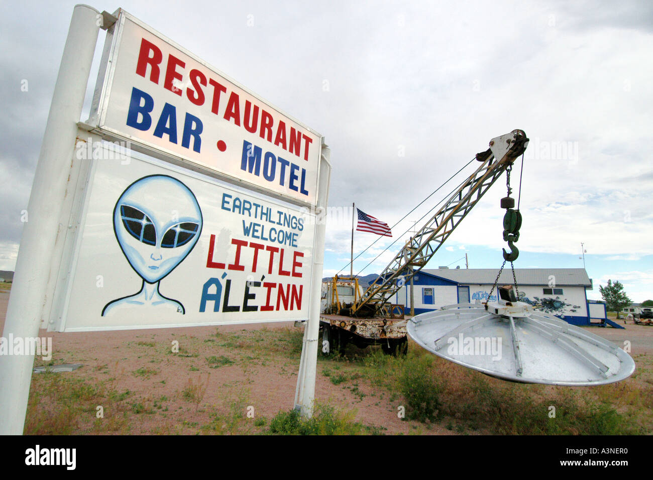 Little A Le Inn near Area 51 on The Extra Terrestrial Highway Nevada ...