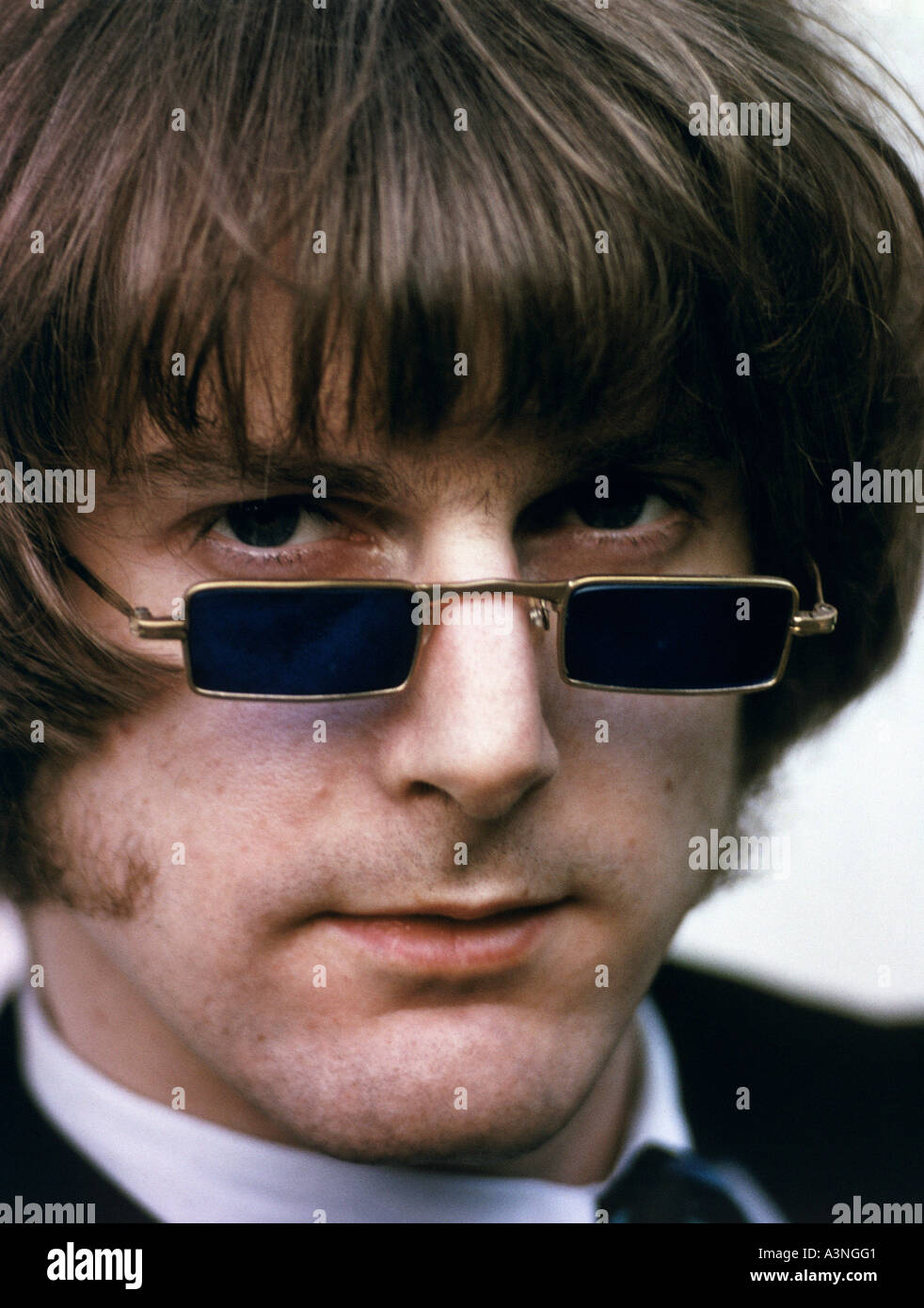 BYRDS Roger McGuinn of the US pop group Stock Photo
