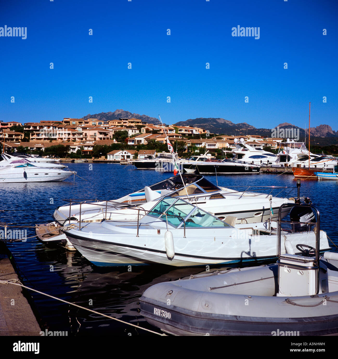 Porto Rondo Harbour / Porto Rotondo Stock Photo - Alamy