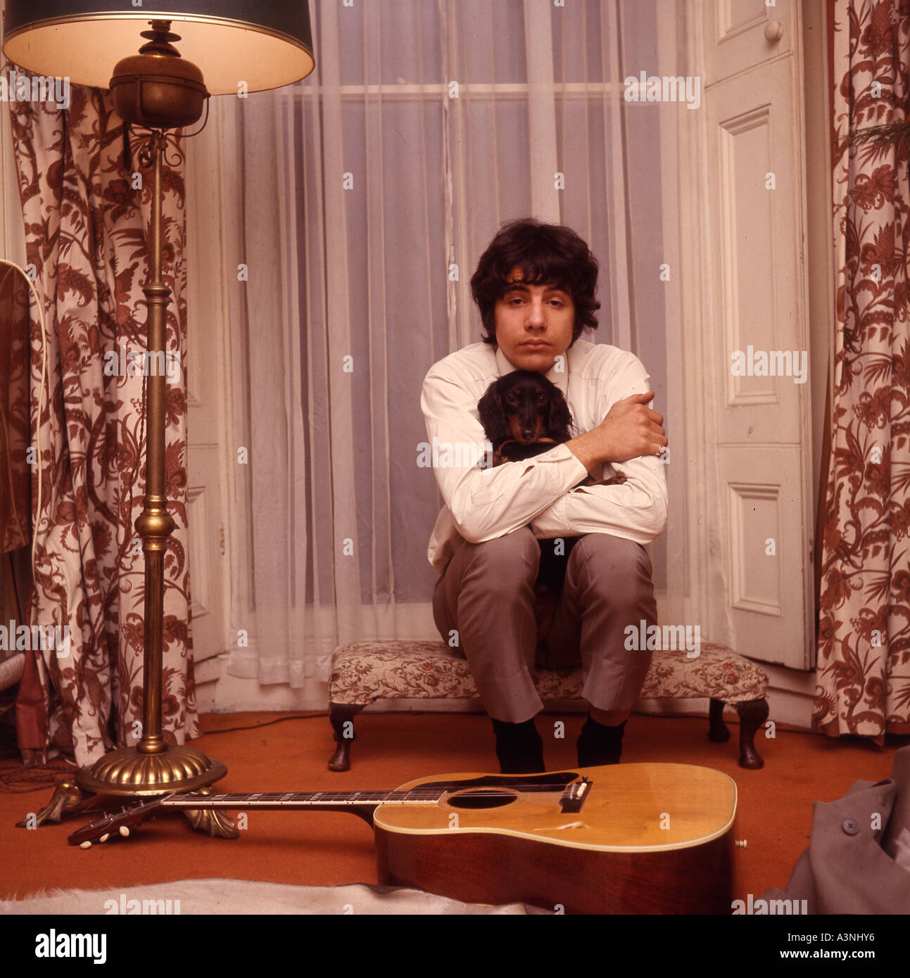 CAT STEVENS UK musician at his London home in 1967. Photo Tony Gale