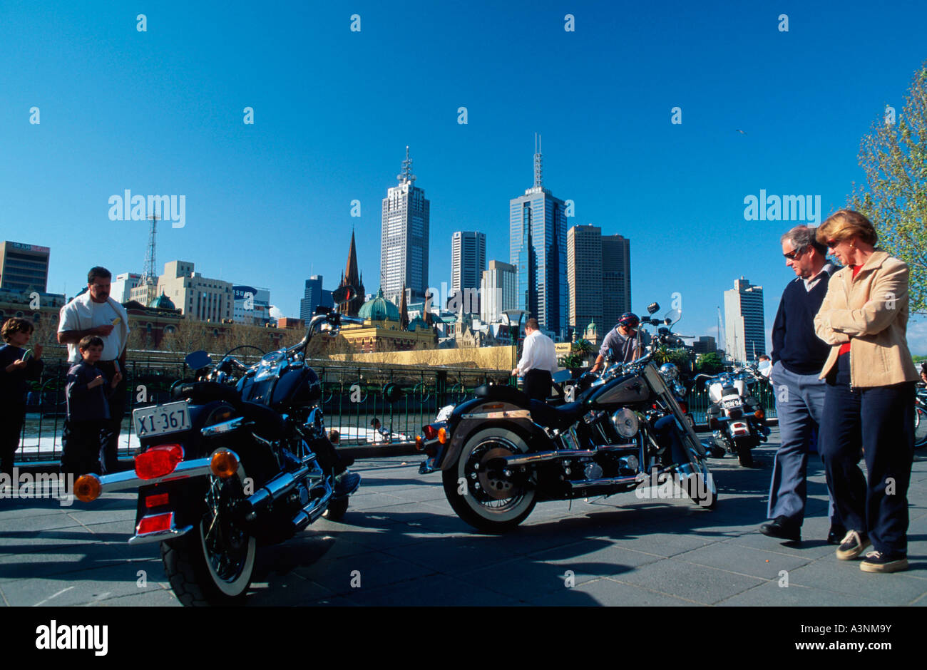 Motorbike / Melbourne Stock Photo Alamy