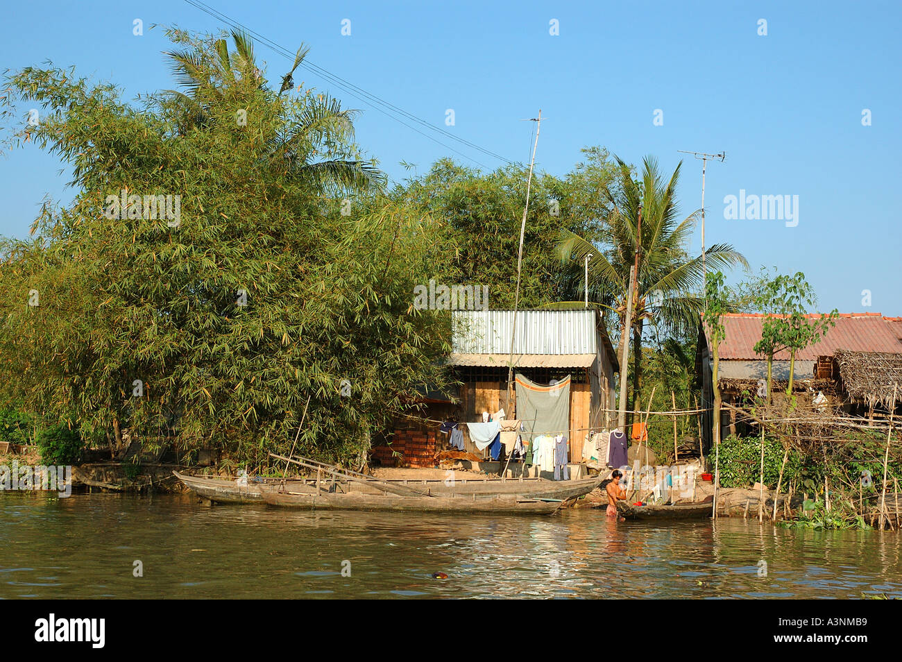 Mekong Delta South East Asia Vietnam Viet Nam Stock Photo - Alamy