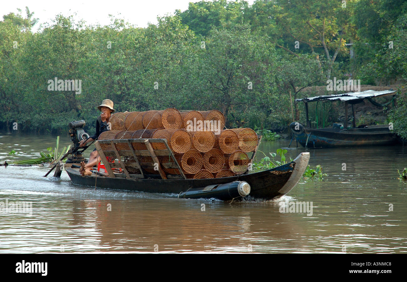 Mekong Delta South East Asia Vietnam Viet Nam Stock Photo - Alamy
