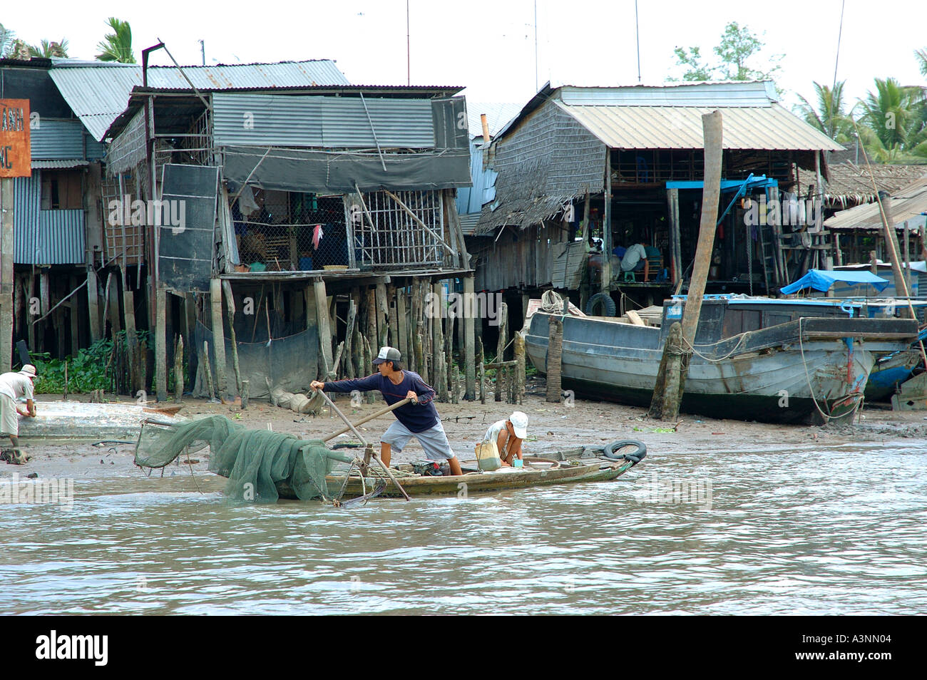Mekong Delta South East Asia Vietnam Viet Nam Stock Photo - Alamy