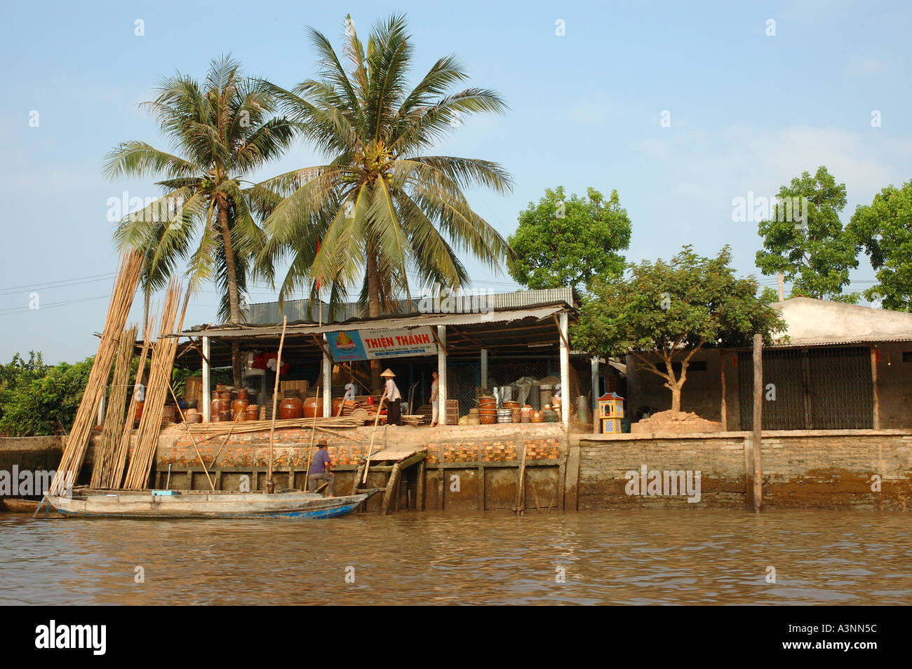 Mekong Delta South East Asia Vietnam Viet Nam Stock Photo - Alamy