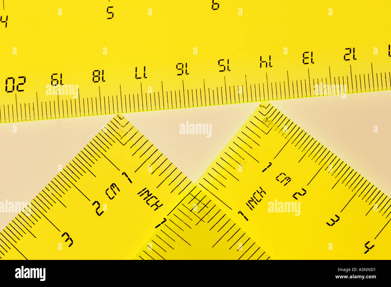 Set square and rule dsca 0760 Stock Photo Alamy