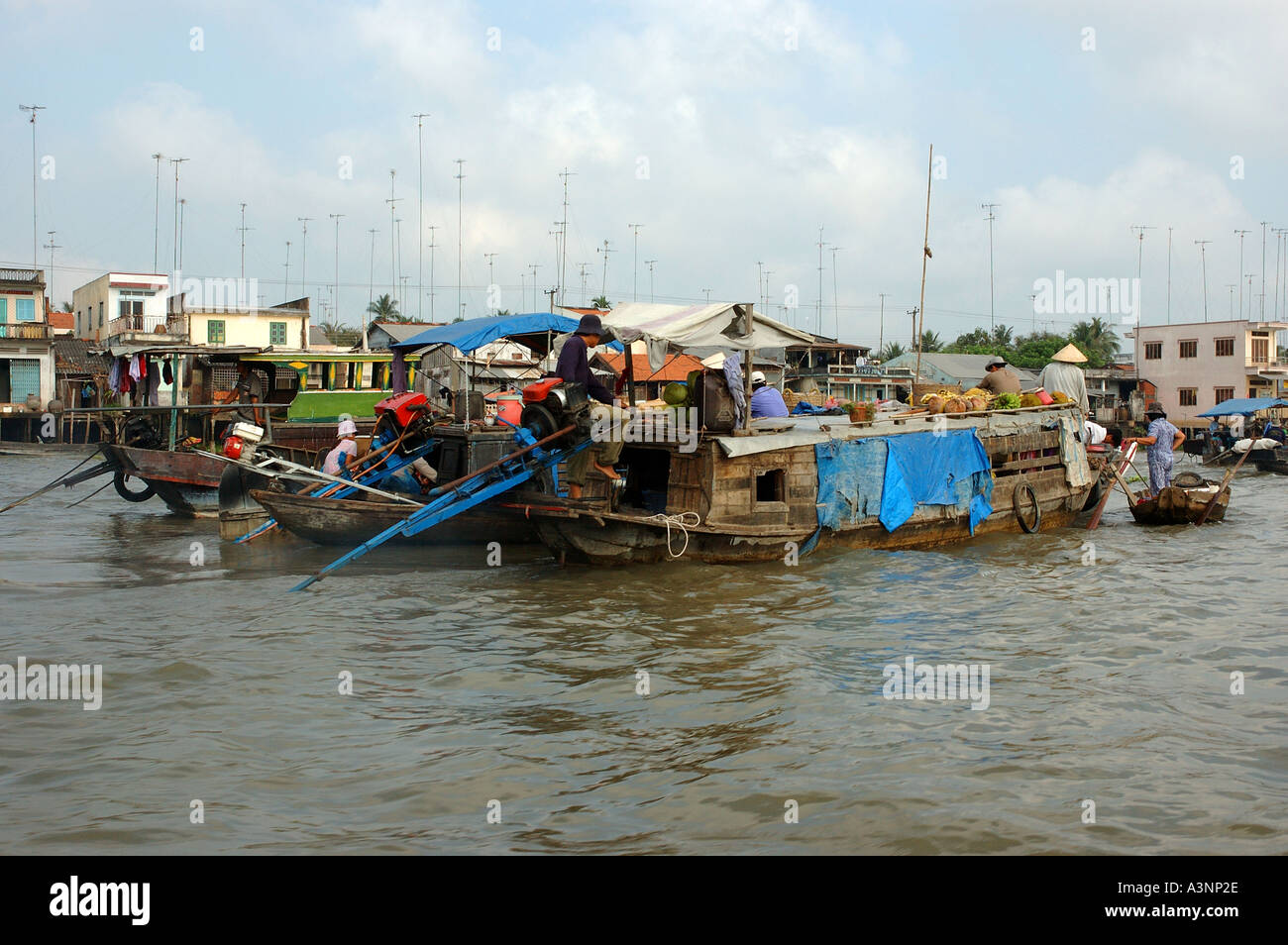 Mekong Delta South East Asia Vietnam Viet Nam Stock Photo - Alamy