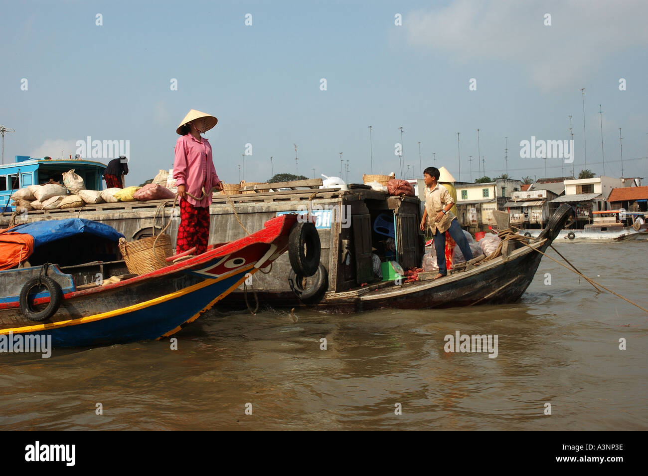 Mekong Delta South East Asia Vietnam Viet Nam Stock Photo - Alamy