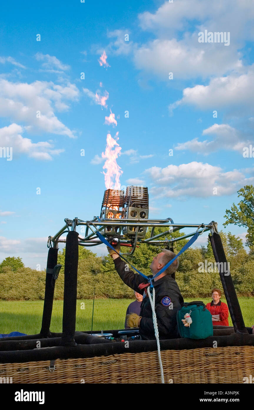 Hot air balloon  Stock Photo