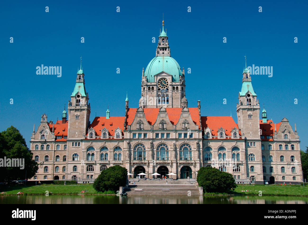 Hanover / New town hall Stock Photo Alamy