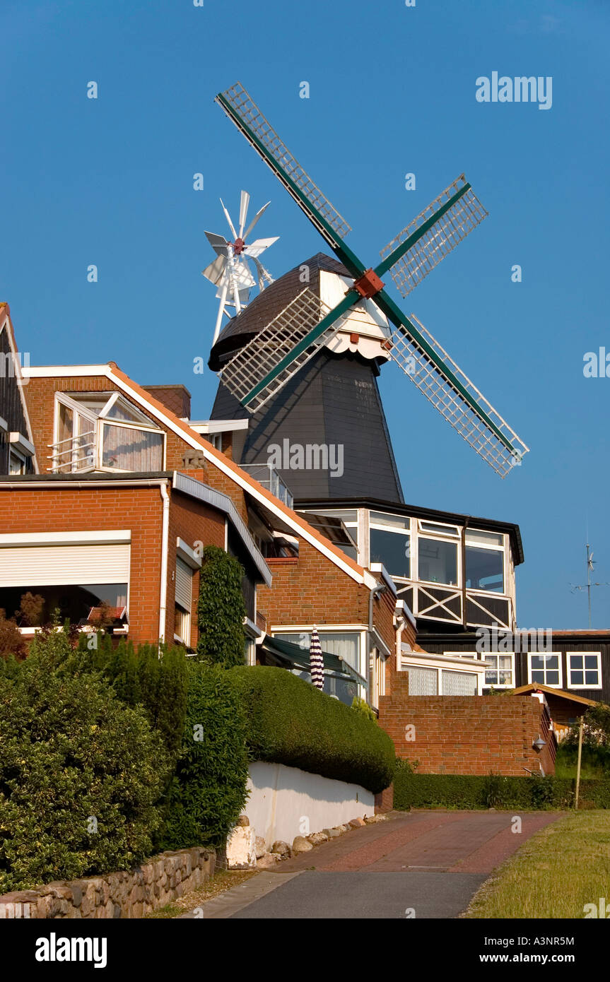 Laboe / Windmill  Stock Photo